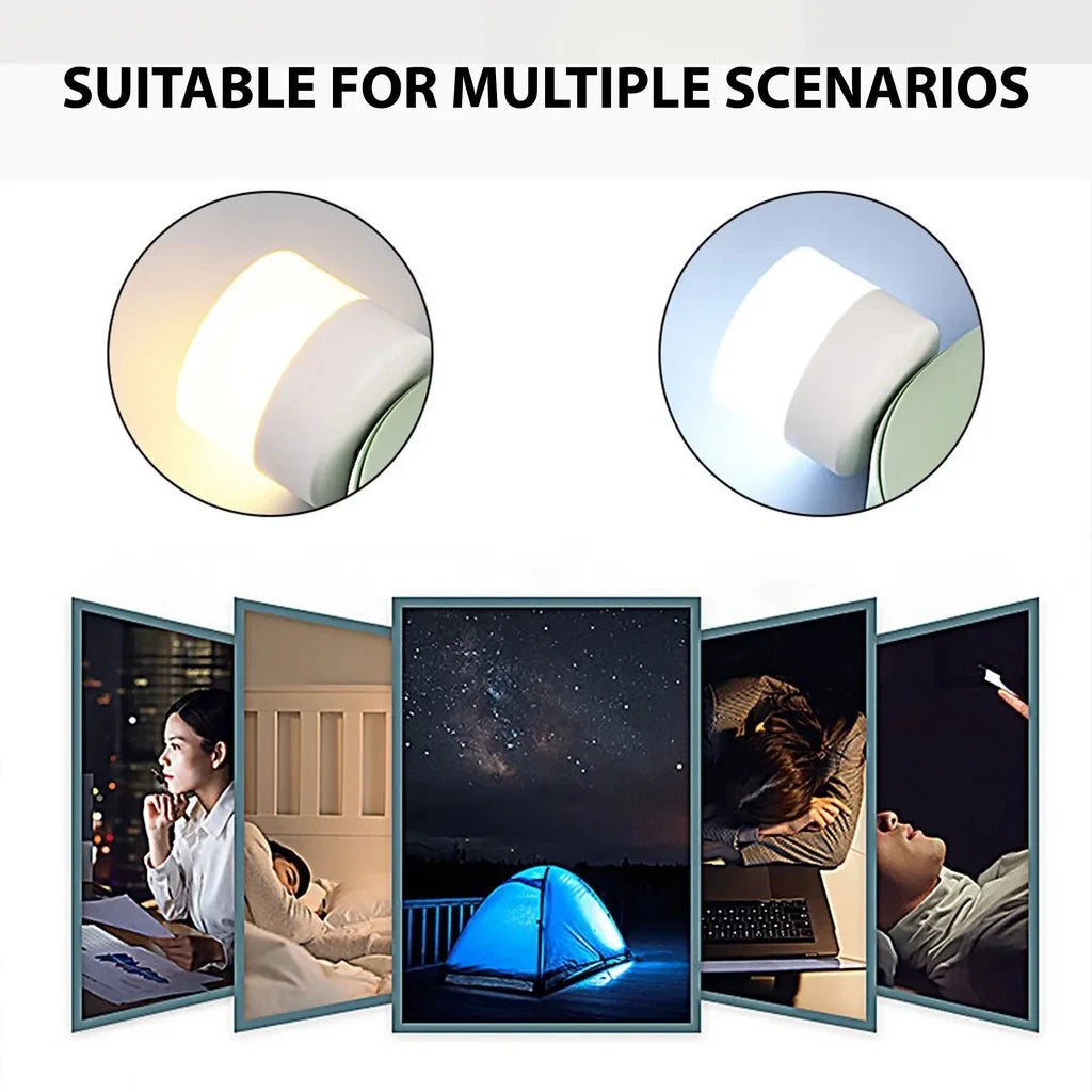 Mini luz LED nocturna USB - Bombillito Táctil