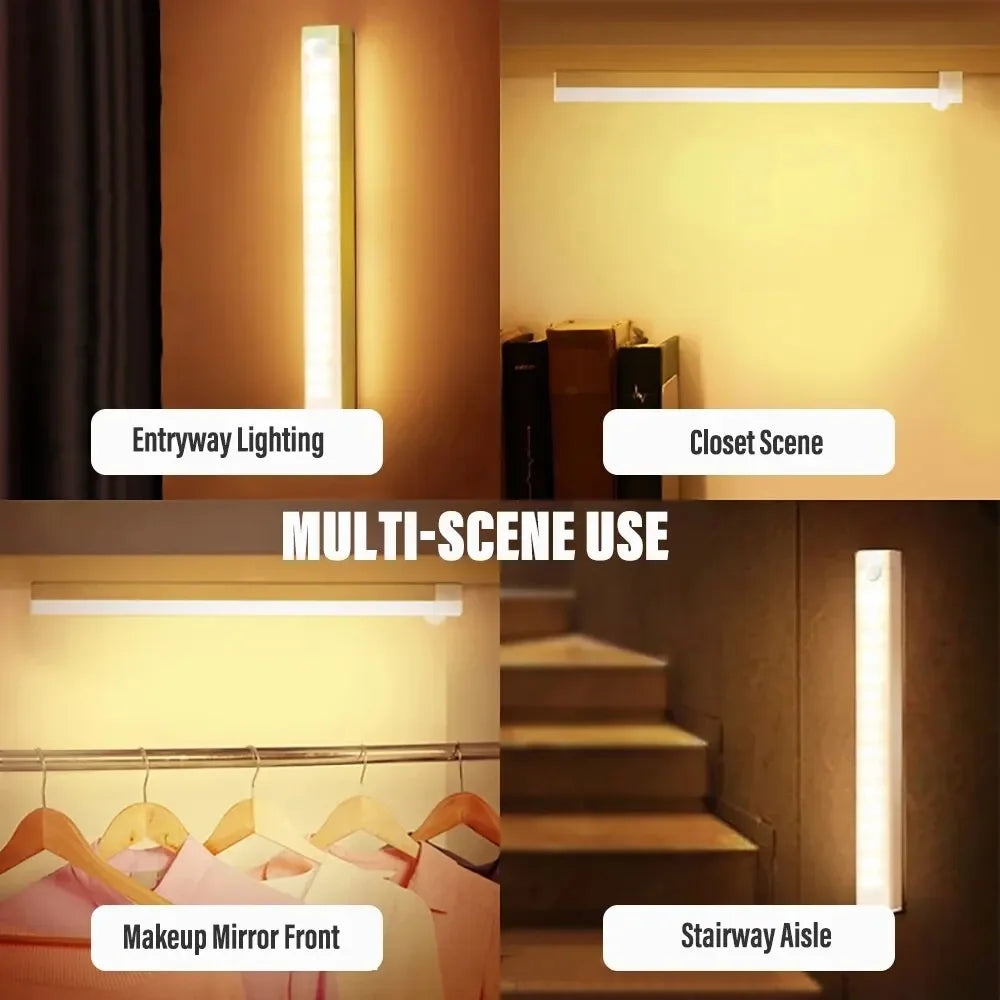 Barra LED con sensor de Movimiento Recargable USB - INAGOTABLE