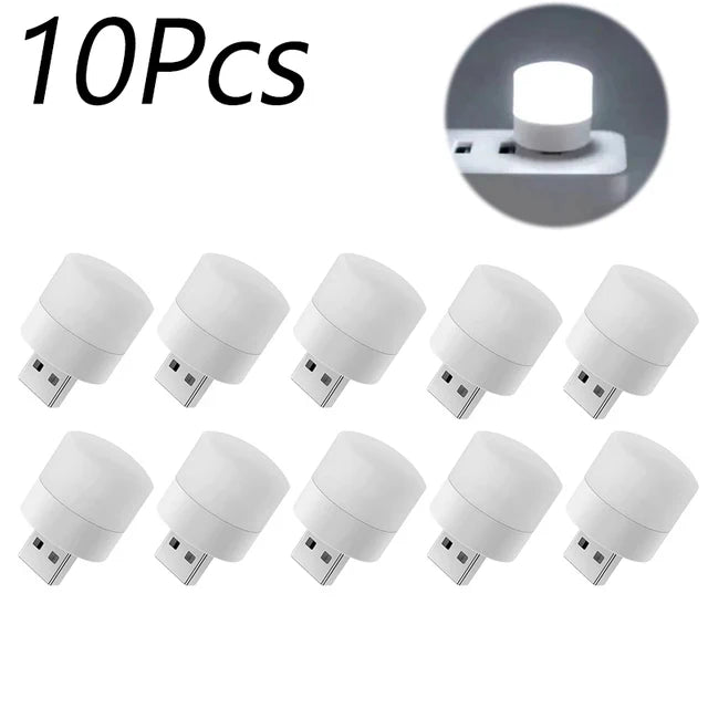 Mini luz LED nocturna USB - Bombillito Táctil