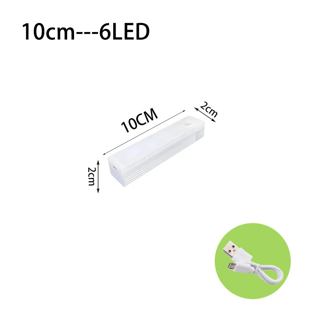 Barra LED con sensor de Movimiento Recargable USB - INAGOTABLE