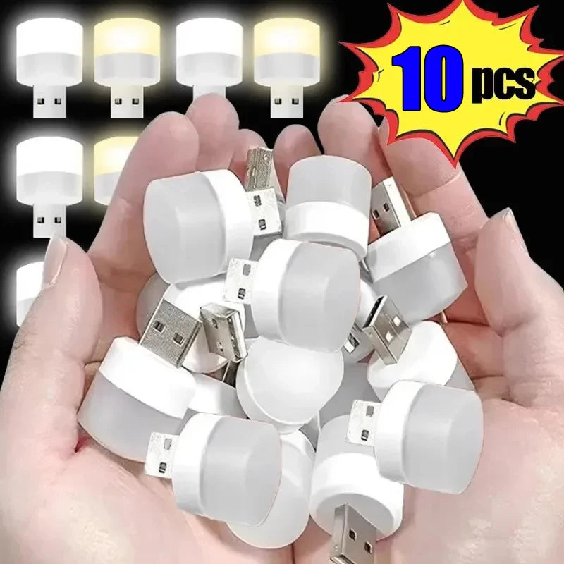 Mini luz LED nocturna USB - Bombillito Táctil