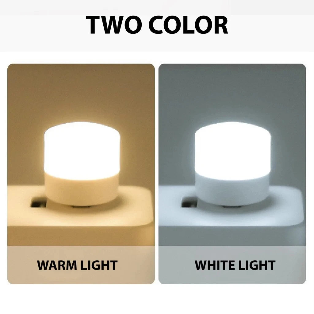 Mini luz LED nocturna USB - Bombillito Táctil