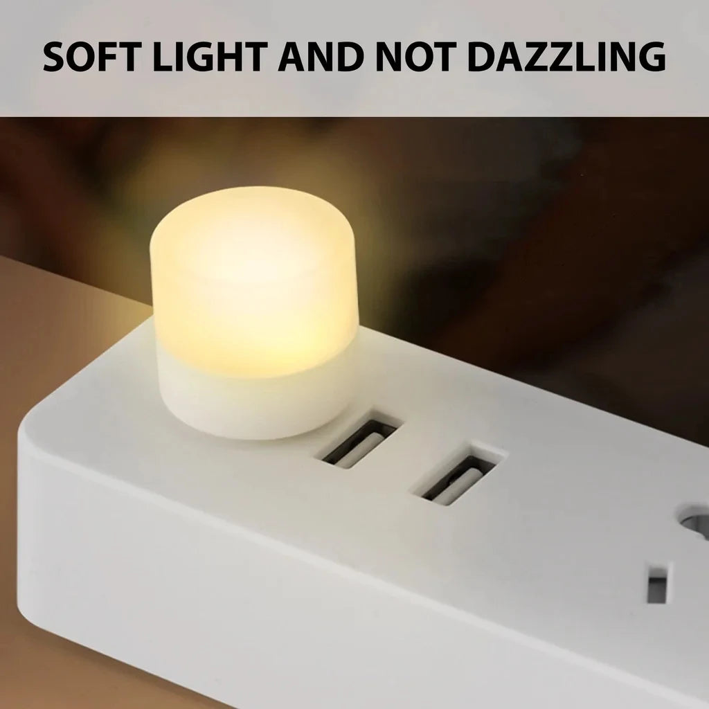 Mini luz LED nocturna USB - Bombillito Táctil