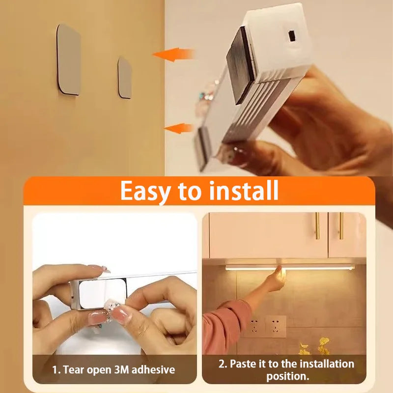Barra LED con sensor de Movimiento Recargable USB - INAGOTABLE