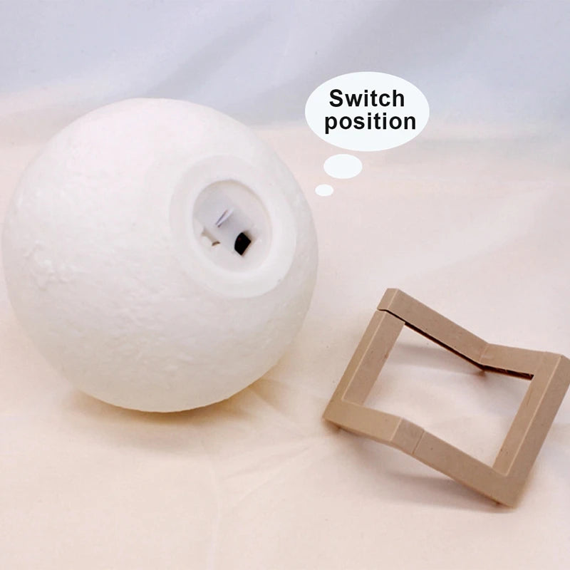 Lámpara de Luna luz LED 3D - Luz Nocturna Táctil