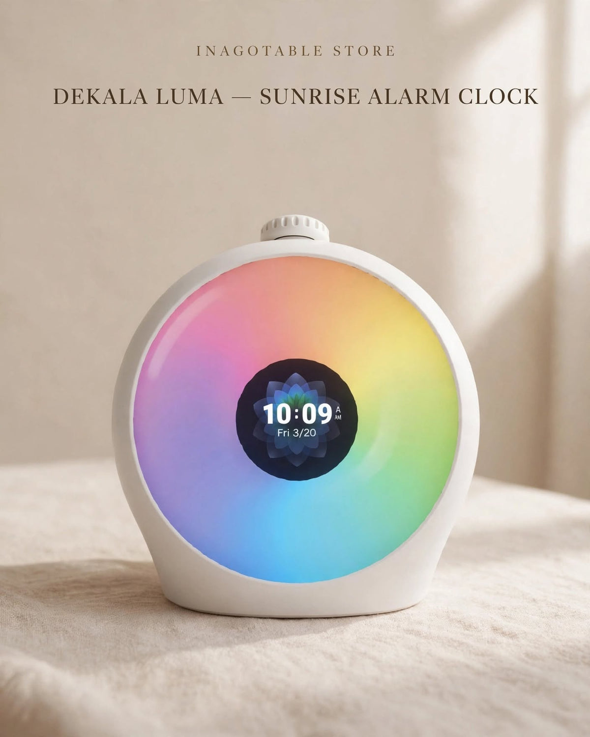 🌅 DESPERTADOR LUZ AMANECER DEKALA LUMA - Despierta bonito, sin ruido molesto