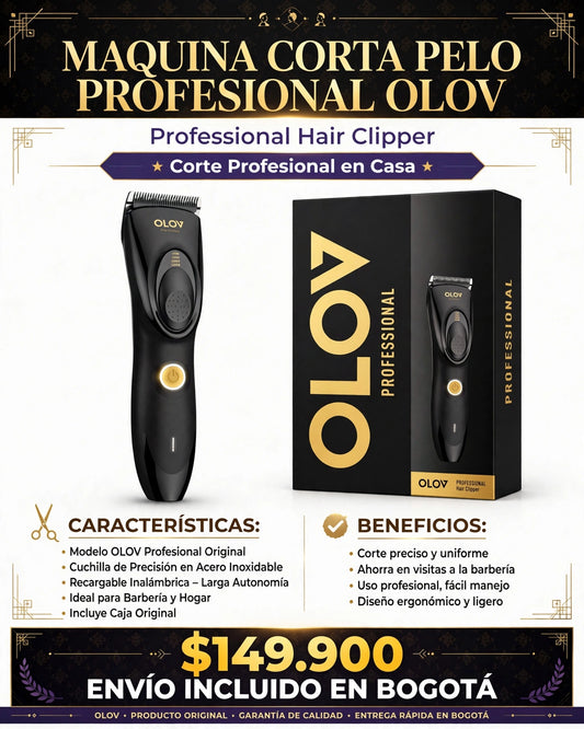 MAQUINA CORTA PELO PROFESIONAL OLOV